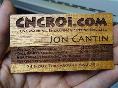 custom cnc card maker